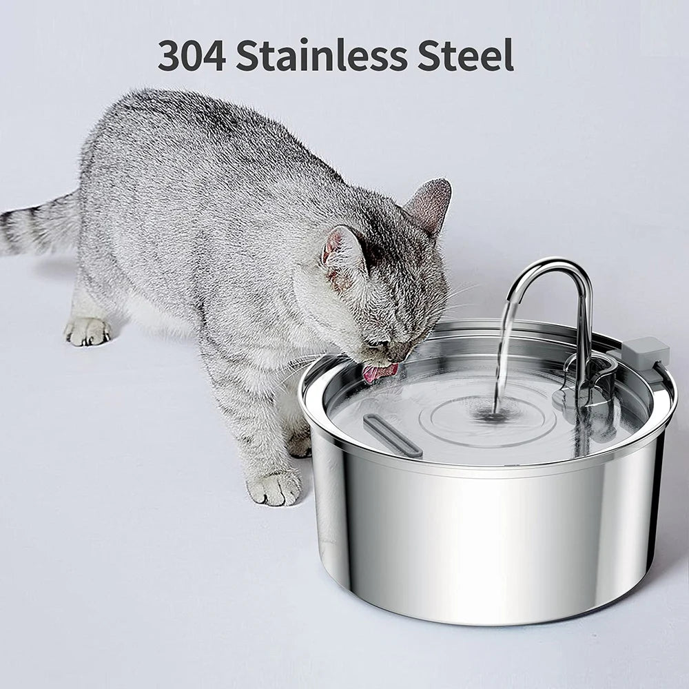 Smart pet fountains with filters
