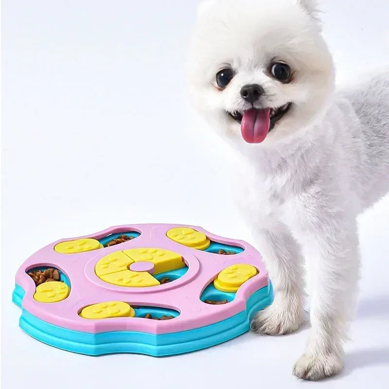 Interactive puzzle feeders
