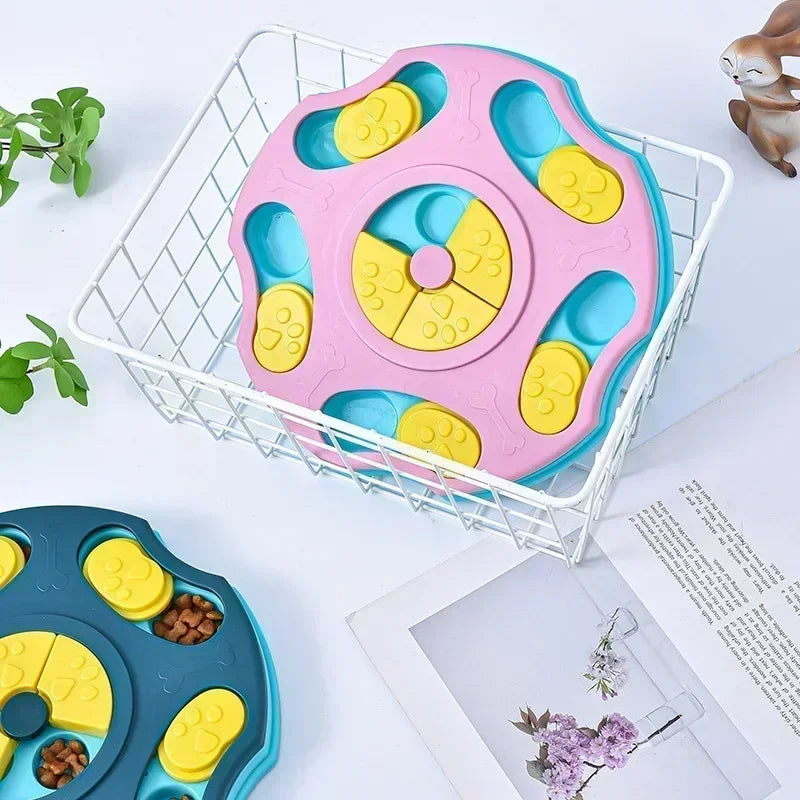 Interactive puzzle feeders