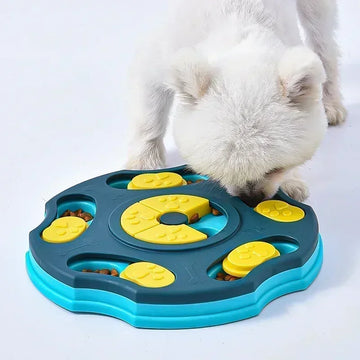 Interactive puzzle feeders
