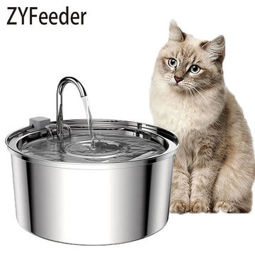 Smart pet fountains with filters