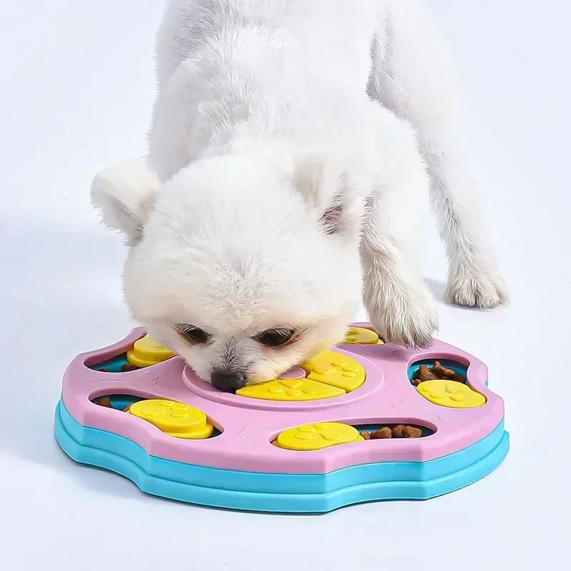 Interactive puzzle feeders